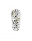 Verniz Mini Peel-off - Silver glitter