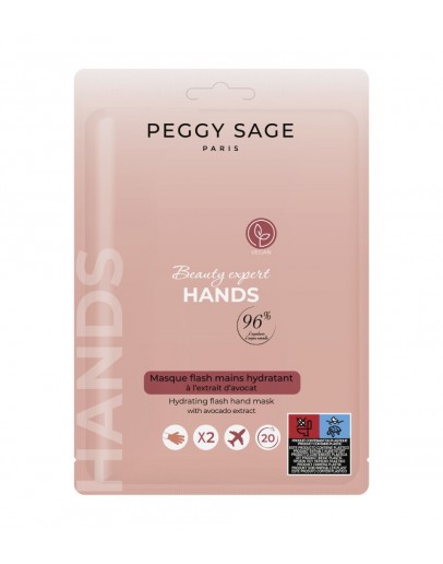 Máscara Flash hidratante para mãos com extrato de abacate