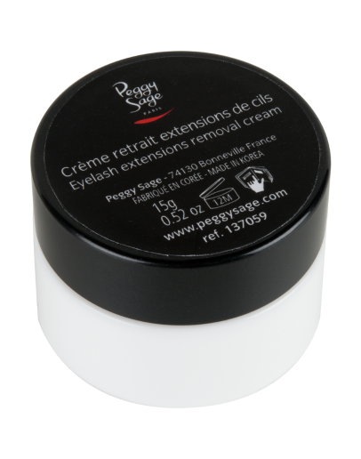 Creme para remoção de extensões de pestanas