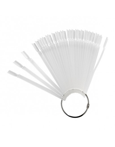 Cartela em leque com 30 unhas para decorar