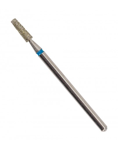 Ponteira diamantada cone plano - Azul