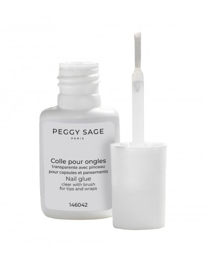 Cola transparente para tips com pincel