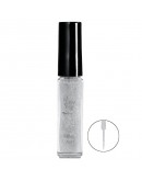 Verniz nail art - pailleté argent
