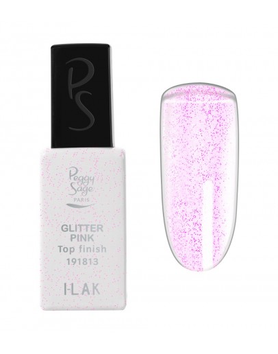 Top Finish Glitter - pink