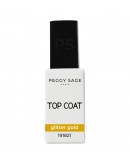 Top Coat acabamento glitter Gold