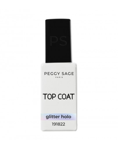Top Coat acabamento glitter Holo
