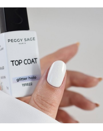 Top Coat acabamento glitter Holo