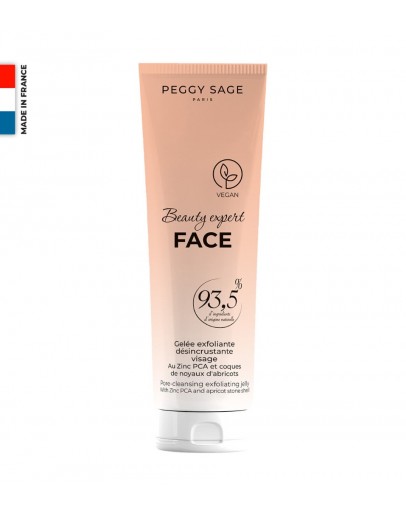 Geleia esfoliante facial