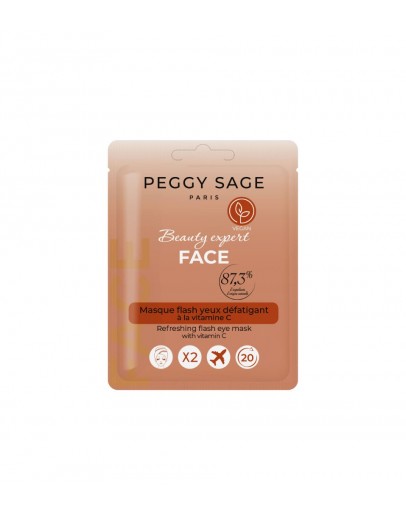 Máscara Flash hidrogel para olhos desfatigante com vitamina C