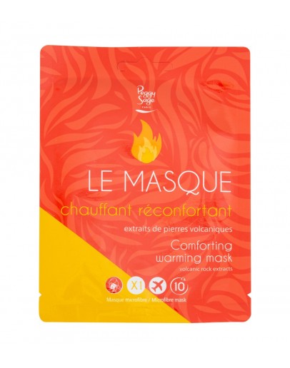 Máscara aquecida reconfortante