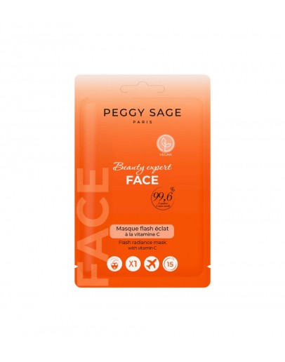 Máscara Flash aclaradora com vitamina C