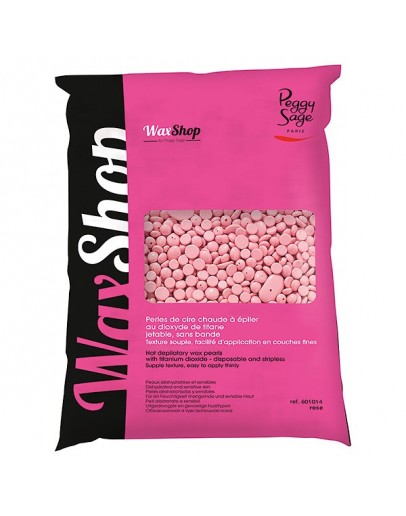 Pérolas de cera depilatória - textura macia
