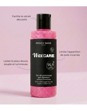 Gel esfoliante pré-depilatório framboesa