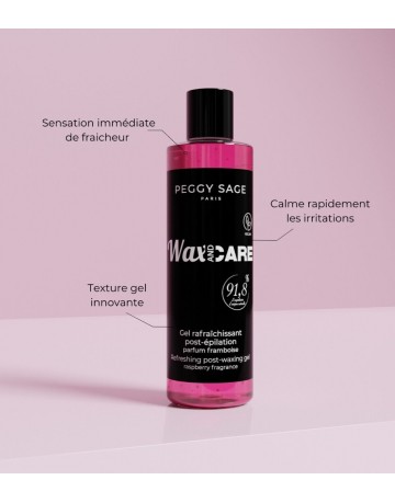 Gel refrescante pós depilatório framboesa