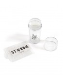 Kit stamping raspador e carimbo