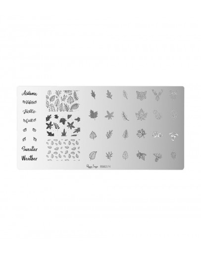 Placa stamping - autumn